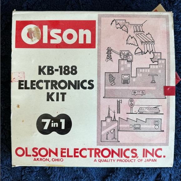 Other - Vintage 1980s KB-188 Electronics Kit, Made in Japan